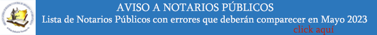 listado de notarios